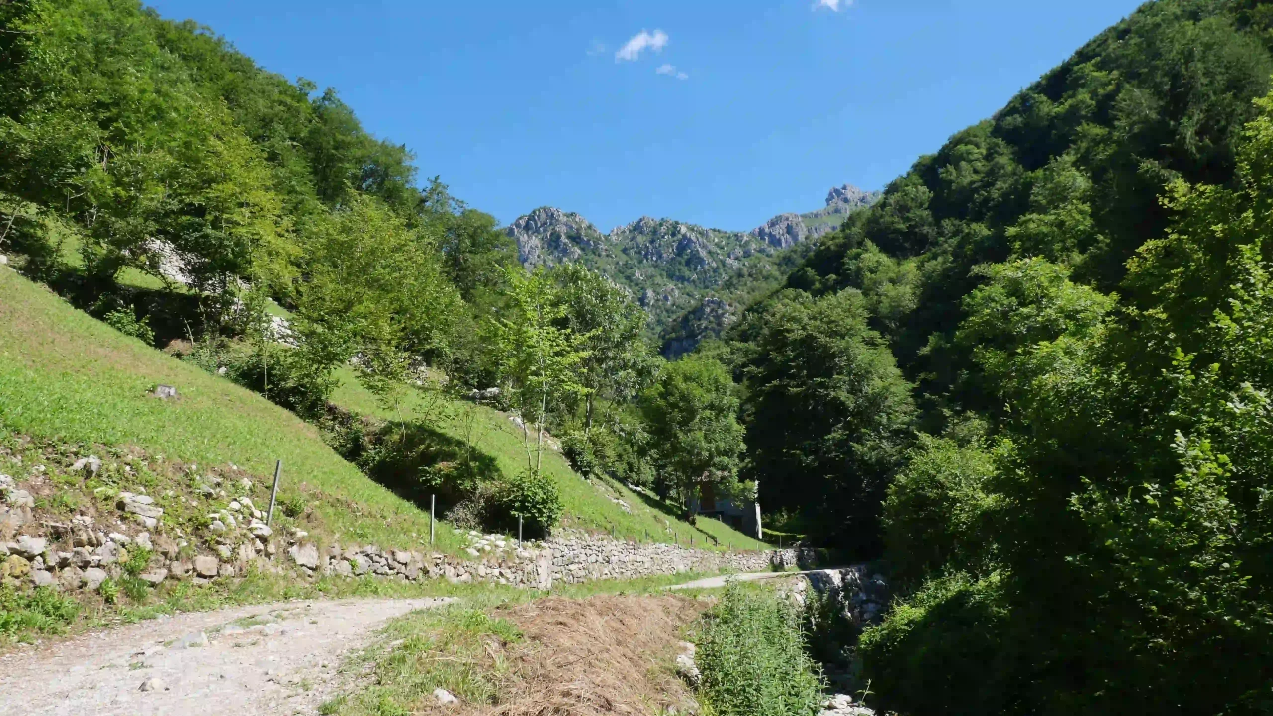 Il sentiero con vista sul Resegone